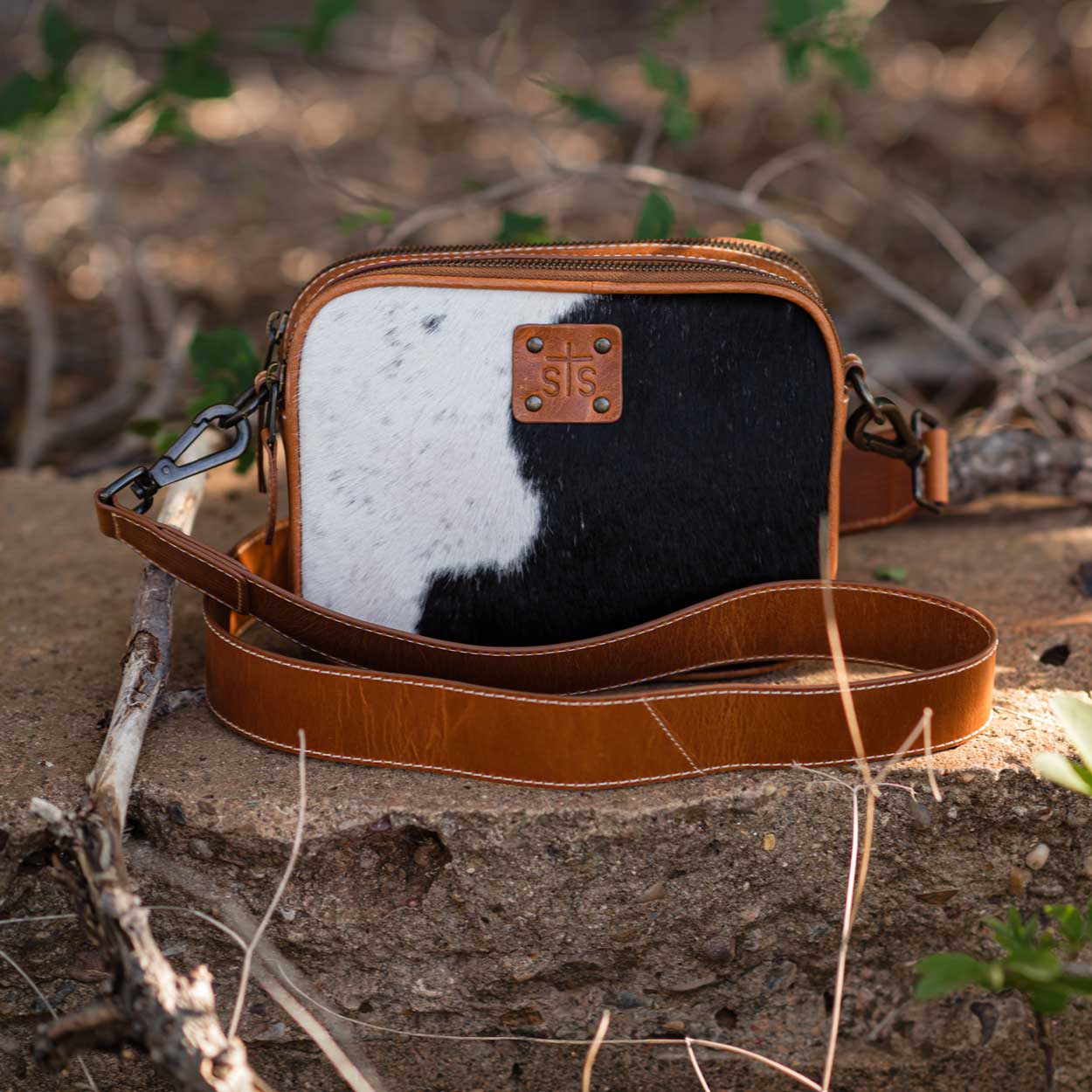 Basic Bliss Cowhide Lucy Crossbody By STS