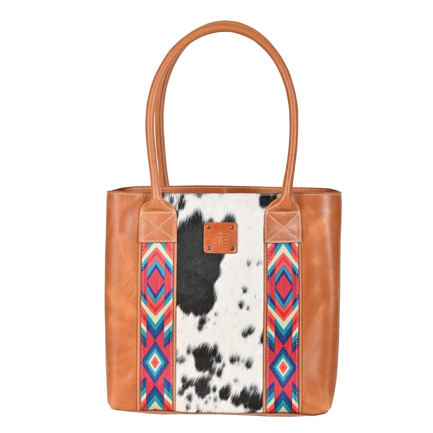 Load image into Gallery viewer, Basic Bliss Cowhide Tote by STS
