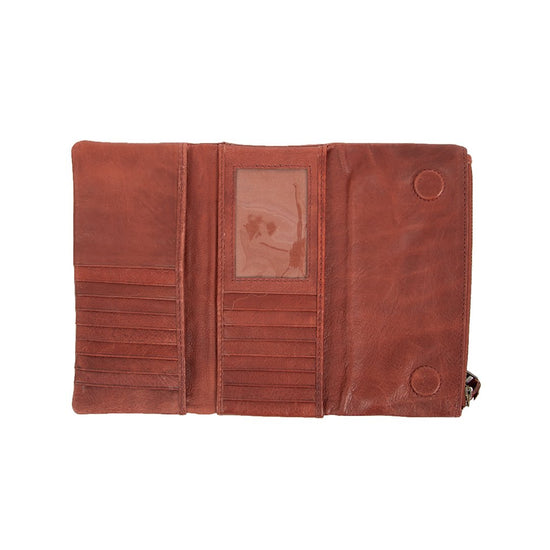 Mesa Wallet Red/Brown by STS