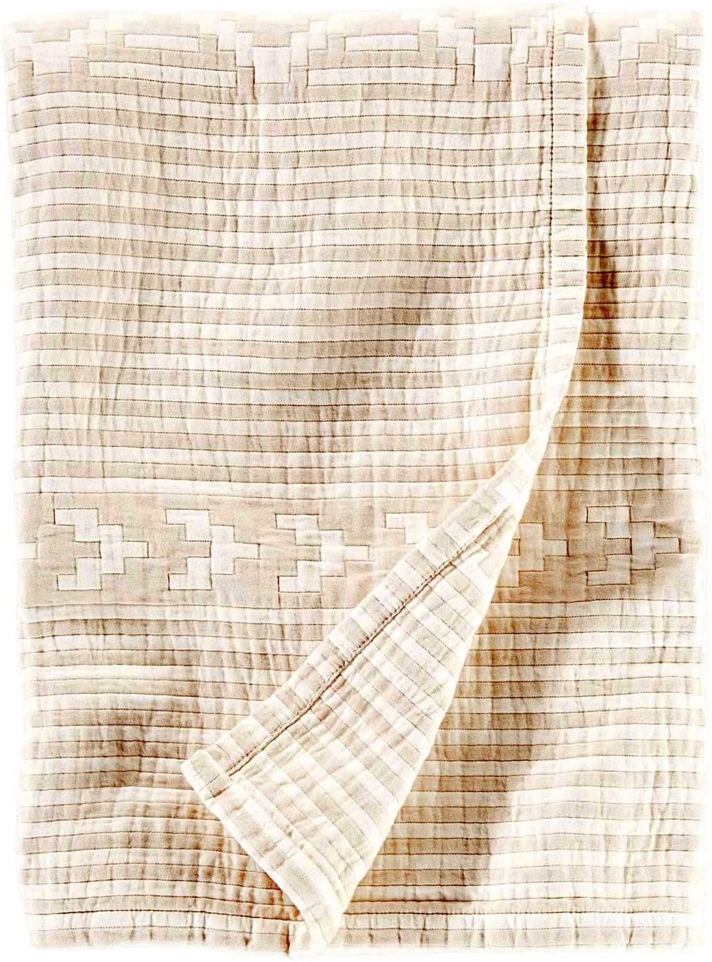 Pendleton Cotton Matelasse Twin Blanket-Ganado