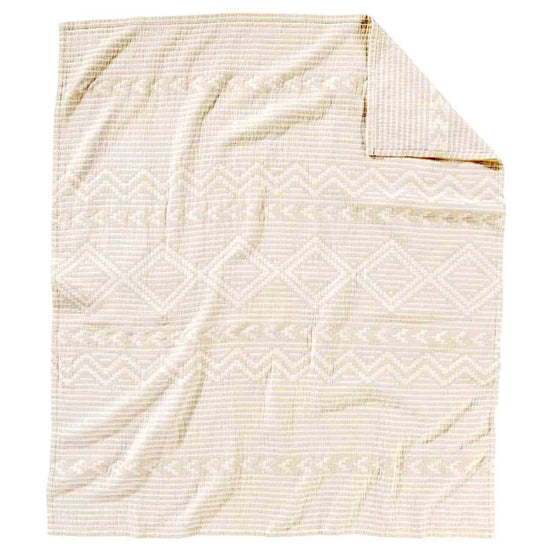 Pendleton Cotton Matelasse Twin Blanket-Ganado