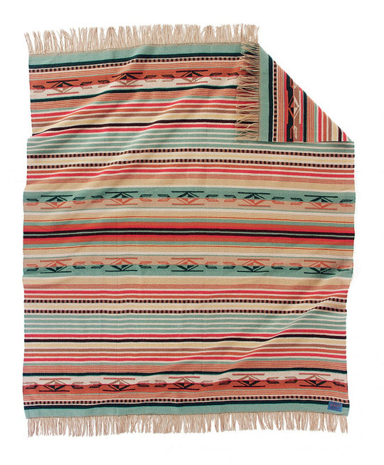 Pendleton Chimayo  Throw - Coral
