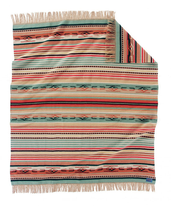 Load image into Gallery viewer, Pendleton Chimayo  Throw - Coral
