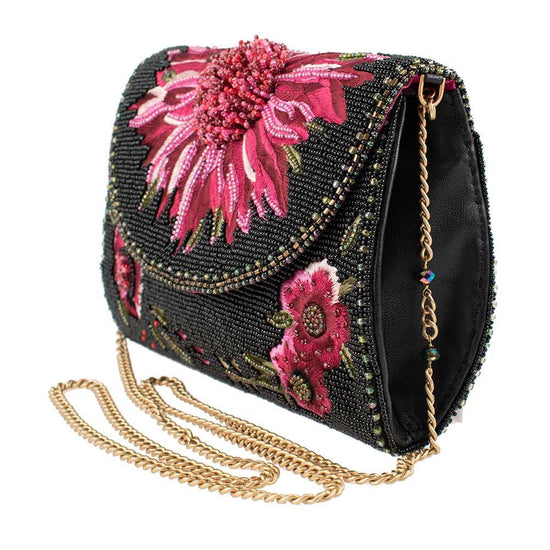 Pretty in Pink Beaded Crossbody Handbag